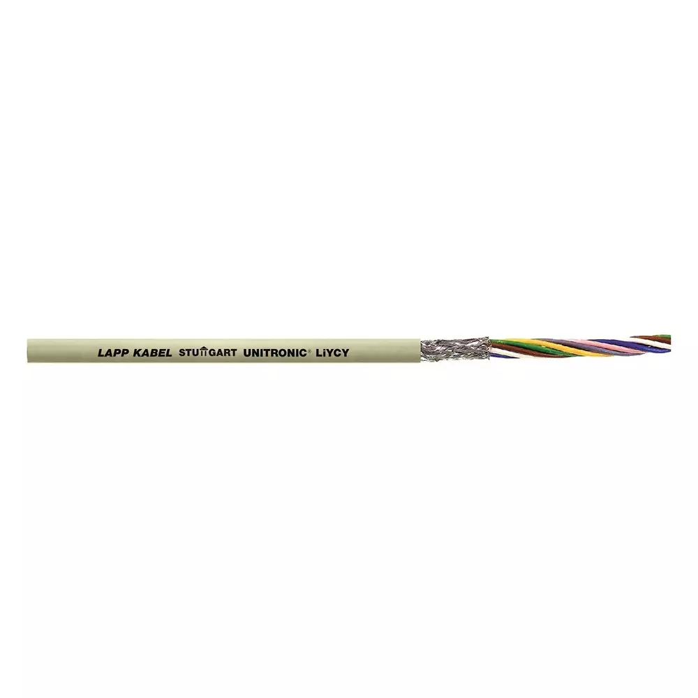 lapp-unitronic-liycy-low-frequency-data-transmission-cable-shielded-14-core-x-034-mm-fine-wire-copper-conductor-grey-34514-roll-of-500-m