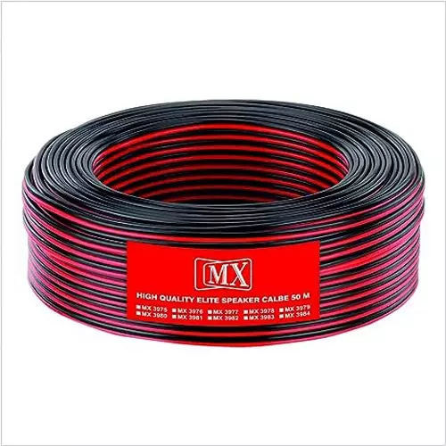 Buy MX 21 Wire x 20 AWG Dual Core Speaker Cable Red/Black 50 m Online