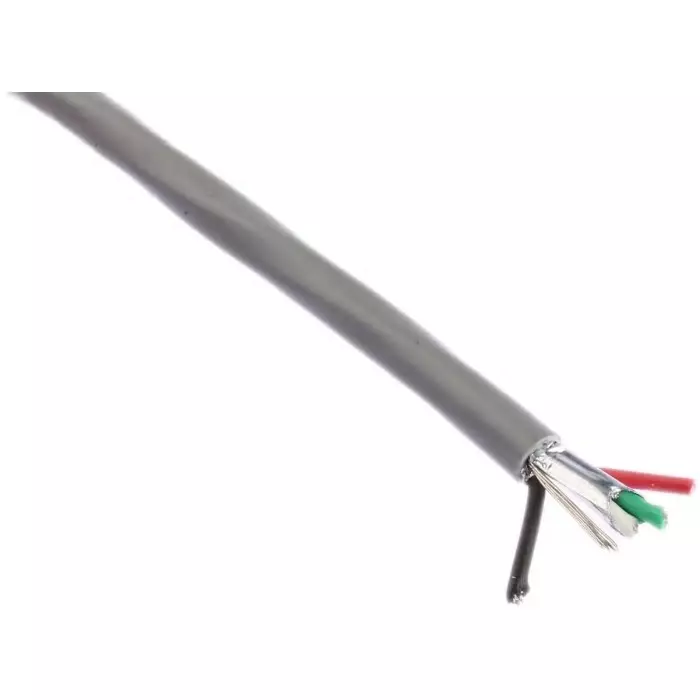 Alpha Wire Audio Control Cable 0.35 mm² Nominal Area 2 Core Grey 30 m, 2466C SL005