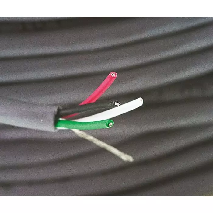 Alpha Wire Audio Control Cable 0.35 mm² Nominal Area 2 Core Grey 30 m, 2466C SL005
