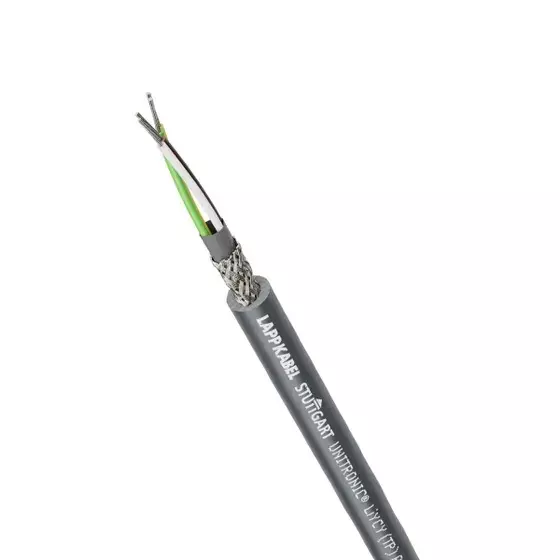 LAPP UNITRONIC LiYCY(TP) A Low Frequency Data Cable Shielded Twisted Pair 2x2xAWG22 Copper Conductor, Dark Grey, 66238 (Roll of 500 m)
