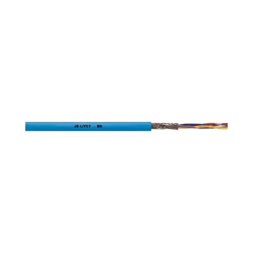 LAPP JE-LiYCY…BD EB Screened Data Transmission Cable Shielded 32x2x0.5 mm² Copper Conductor, Blue, 34227 (Roll of 500 m)