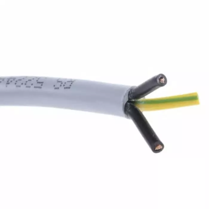 RS PRO Control Cable Grey PVC Sheath 3 Cores, 1.5 mm2 YY 50m, 1964695