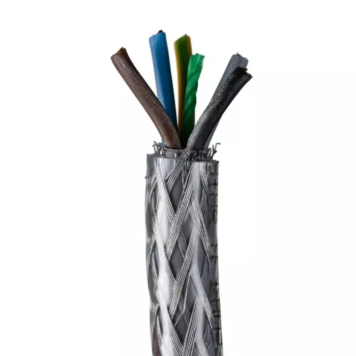 RS PRO Control Cable Clear PVC Sheath 5 Cores, 2.5 mm2 SY 10m, 2537034 (Bag of 100 Metre)