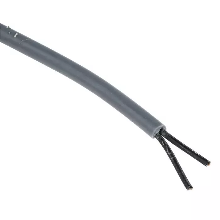 RS PRO Control Cable 3 Cores 0.5 mm² YY Unscreened 50 m Grey PVC Sheath 20 AWG, 8274252