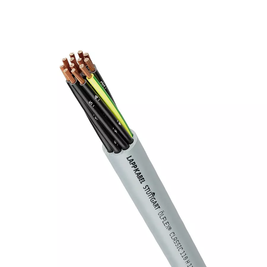 Lapp Ölflex Classic 110 H Halogen Free Control Cable Color Grey 18G Core 300/500 V 100 m, 10019921