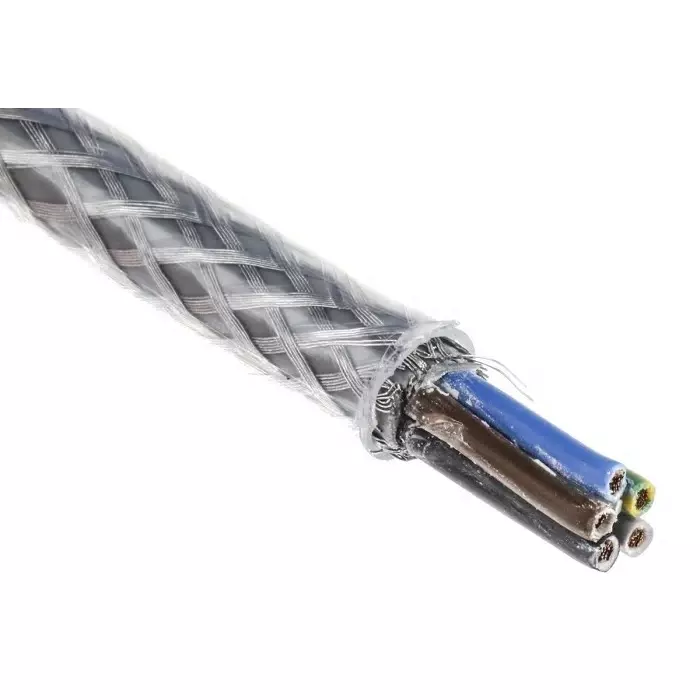 RS PRO Transparent PVC Sheath Control Cable 5 Cores 2.5 mm2 SY 50m, 1964727