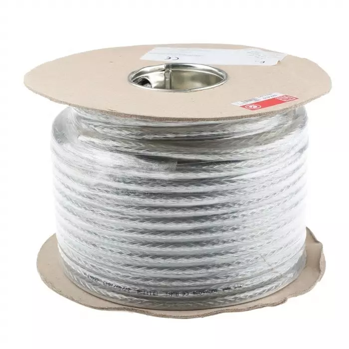 RS PRO Transparent PVC Sheath Control Cable 3 Cores 2.5 mm2 SY 50m, 1964726
