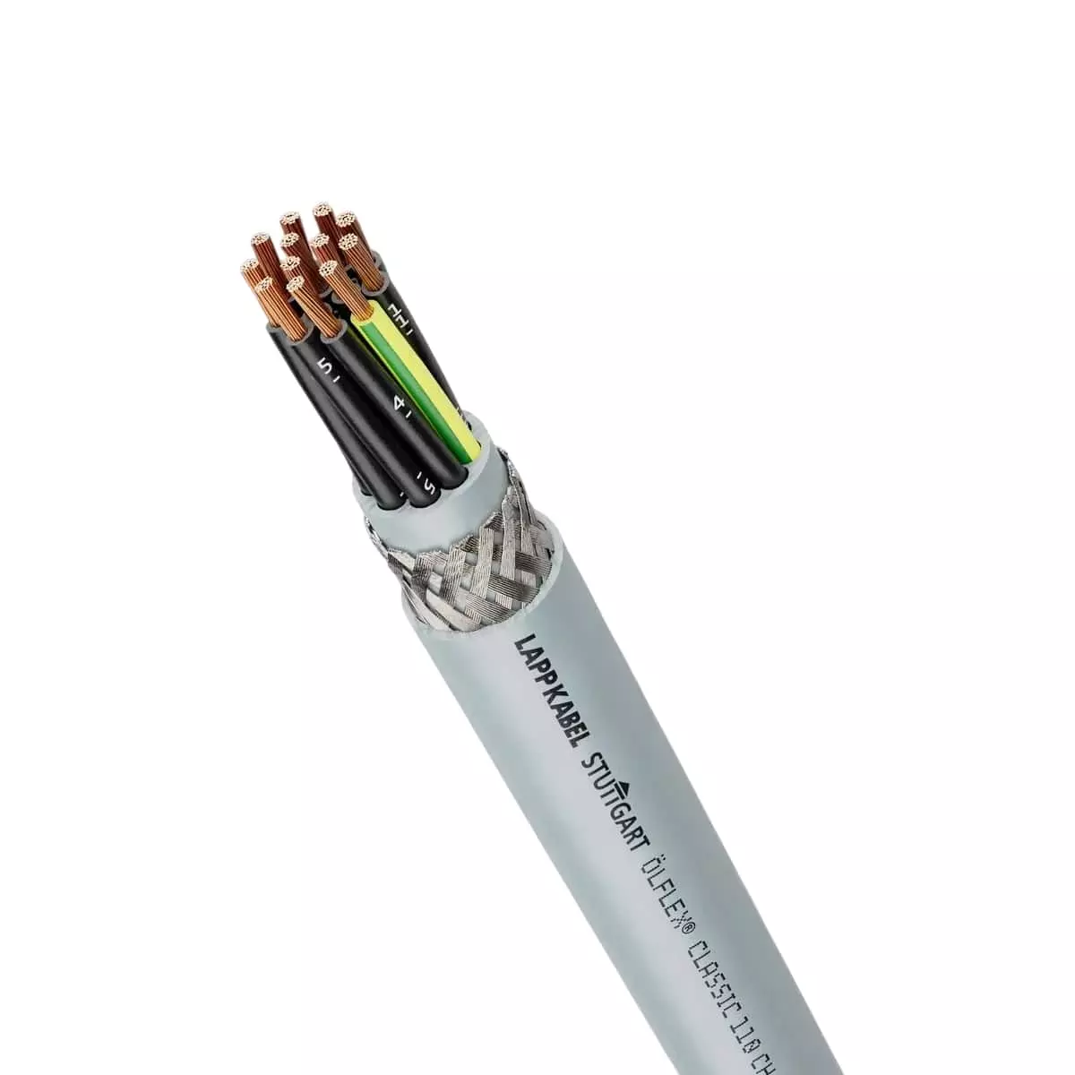 Lapp Ölflex Classic 110 CH Halogen Free Control Cable Color Silver Grey 18G Core 300/500 V 100 m, 10035074