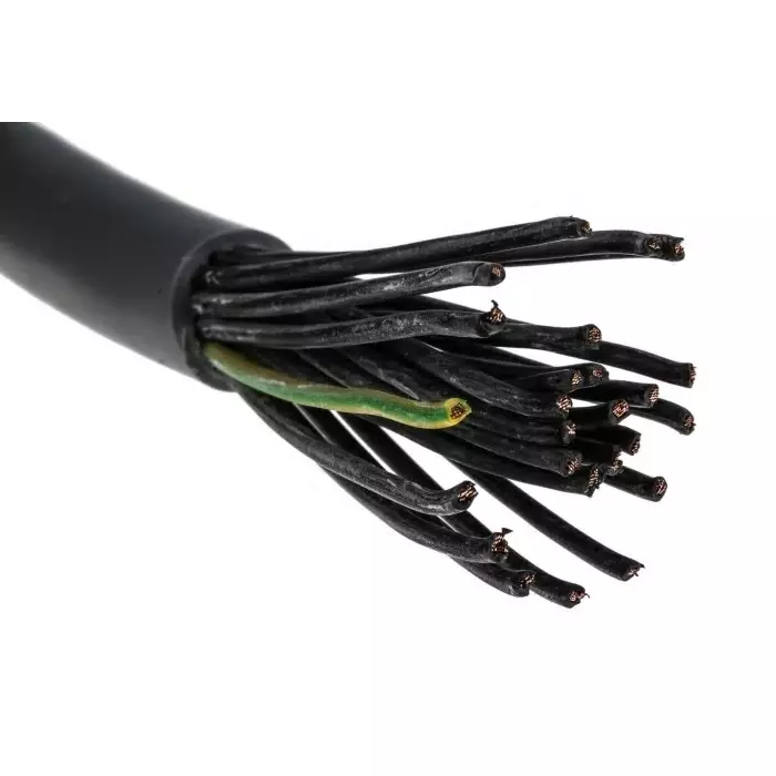 RS PRO Control Cable 25 Cores 0.5 mm² YY Unscreened 50 m Grey PVC Sheath 20 AWG, 8274319