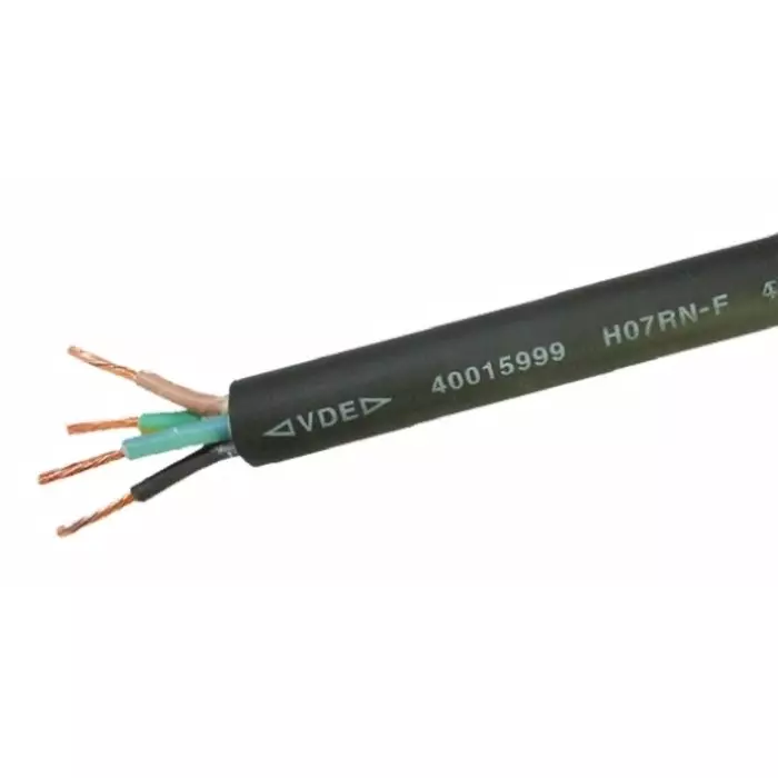 RS PRO 4 Core Power Cable 100 m 1.5 mm² Black 450 V, 750 V, 7739061