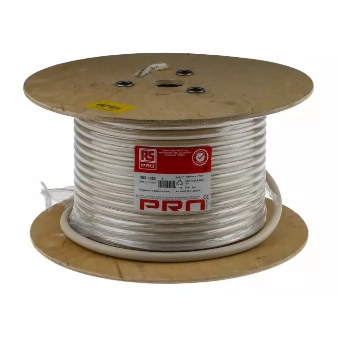 RS PRO 5 Core Power Cable 50 m 2.5 mm² Grey 500 V, 9028353