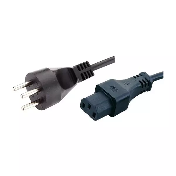 MEGA ELECTRONICS Pwr Cord, Si 32/11/88 Plug-320 C13, 8.2, 457-010