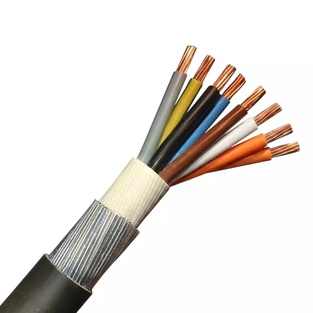 ADCAB Armoured Copper Power Cable 7 Core XLPE Insulated, 1 m Length (Nominal Area: 1.5 - 2.5 Sq. mm)