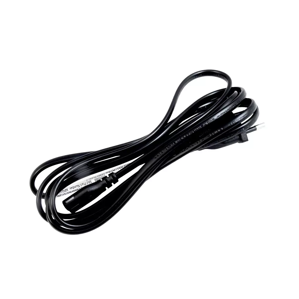 MULTICOMP PRO Mains Power Cord SI 32 Plug to IEC 60320 C7 Black 2 m Length, GW-151782