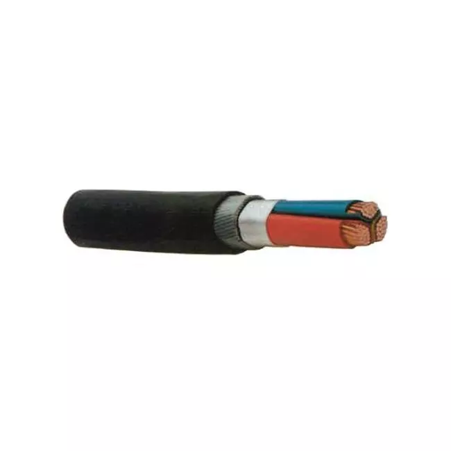 GVD Copper Armoured Power Cable Black Color 3 Core 1.5 Sq. mm Nominal Area and 45 m Length