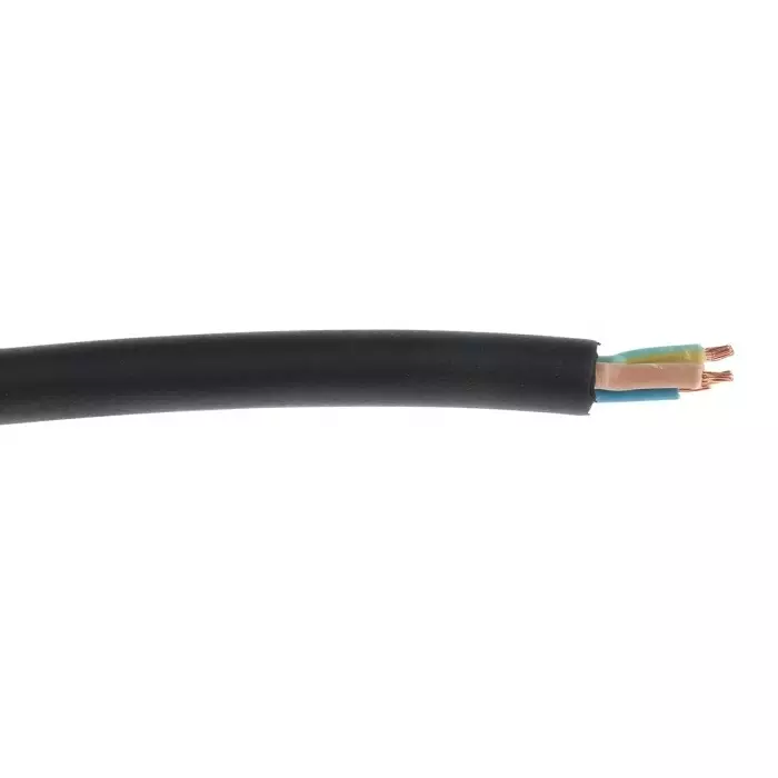 RS PRO 3 Core Power Cable 100 m 1.5 mm² Black 450 V, 750 V, 7739045