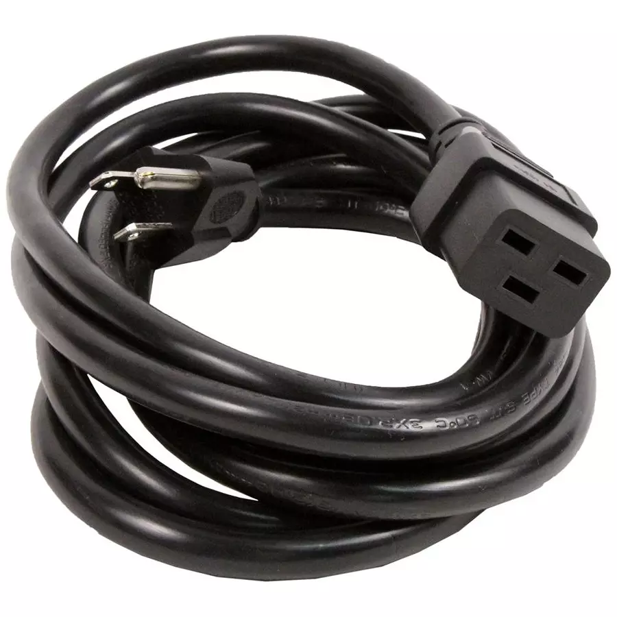 SCHURTER Power Cord, Nema5-15/Iec, 2.5M, 15A, BlACk, 6009.5195