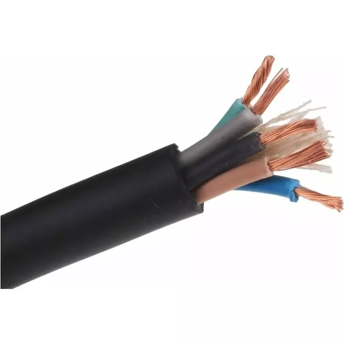 RS PRO 5 Core Power Cable 50 m 2.5 mm² Black 450/750 V AC, 8213241
