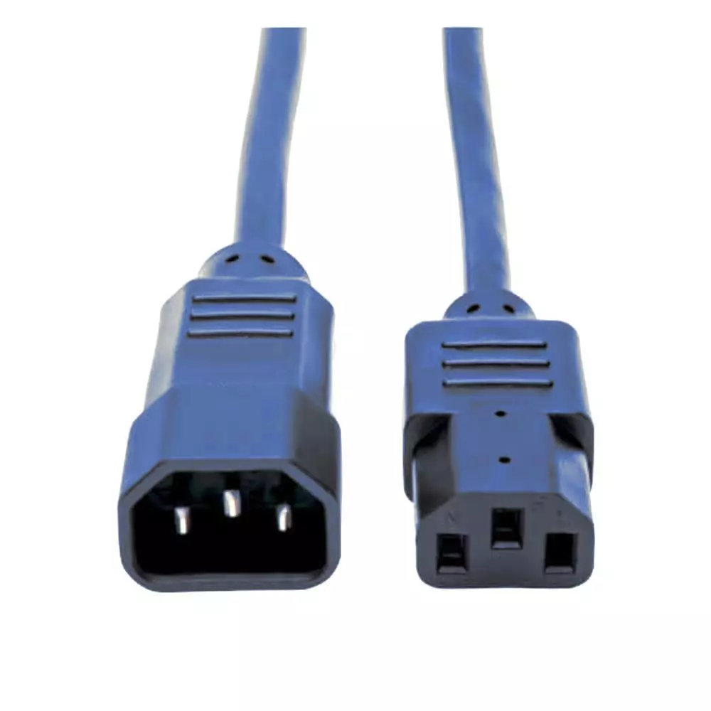 MULTICOMP PRO Mains Power Cord IEC 60320 C14 to IEC 60320 C13 Blue 3 m Length, GW-151754
