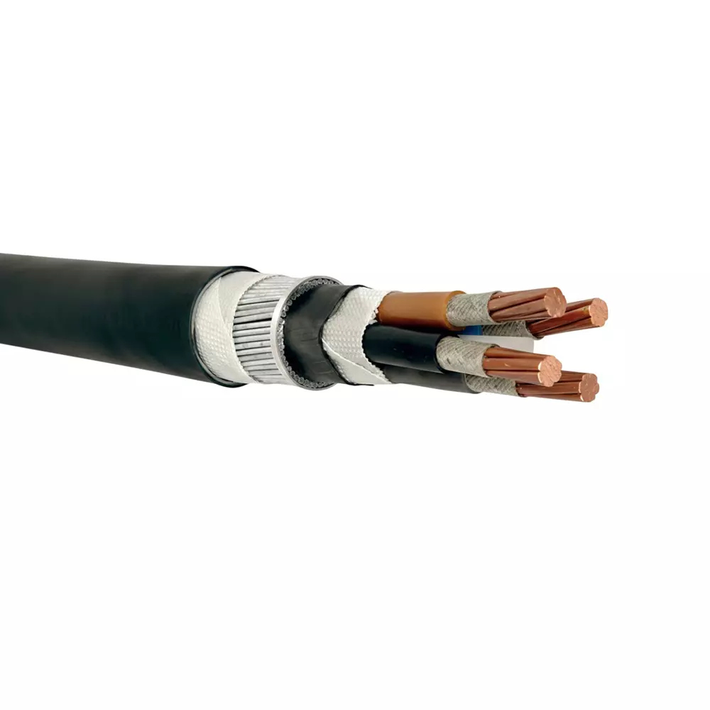 Kenter Fire Survival Cables 1.5 Sq.mm Copper Conductor 2 Core Xlpe Insulation FRLS Inner Sheathed 100 m Cable Length