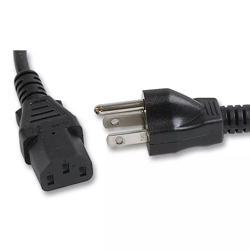 VOLEX Power Cord, Usa To Iec, 2M, 10, X-210705A