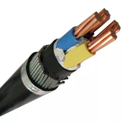 Kenter Copper Conductor Power Cable 150 Sq.mm Armoured XLPE Insulated 3.5 Core 100 m Cable Length, 2XFY