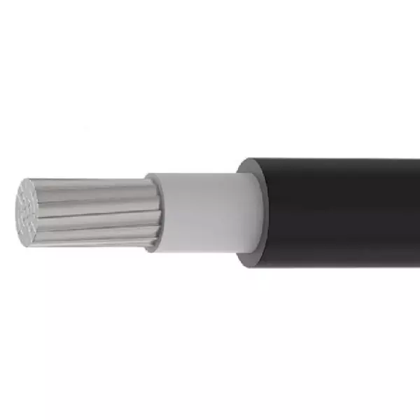 GVD Aluminium Unarmoured Power Cable Black Color 1 Core 95 Sq. mm Nominal Area and 45 m Length