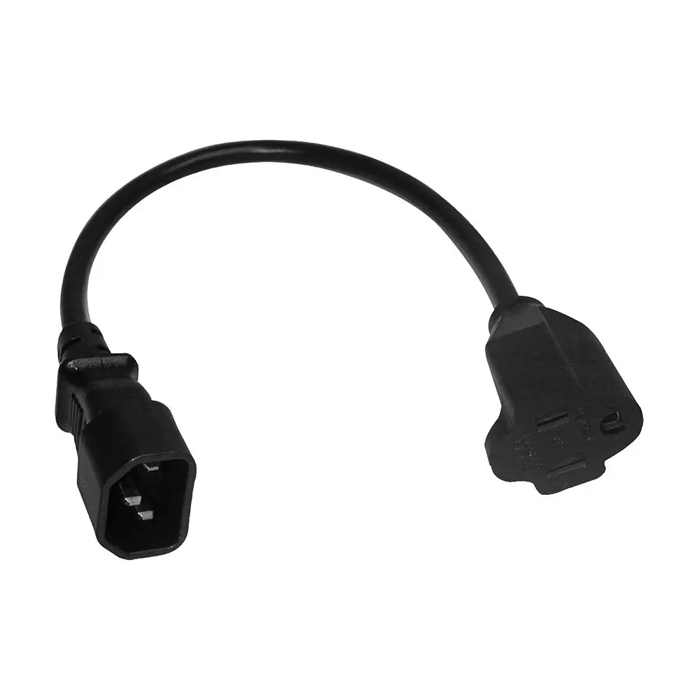 MULTICOMP Power Cord Nema5-15R/Iec, 12Ft, 10A, BlACk, SPC19906