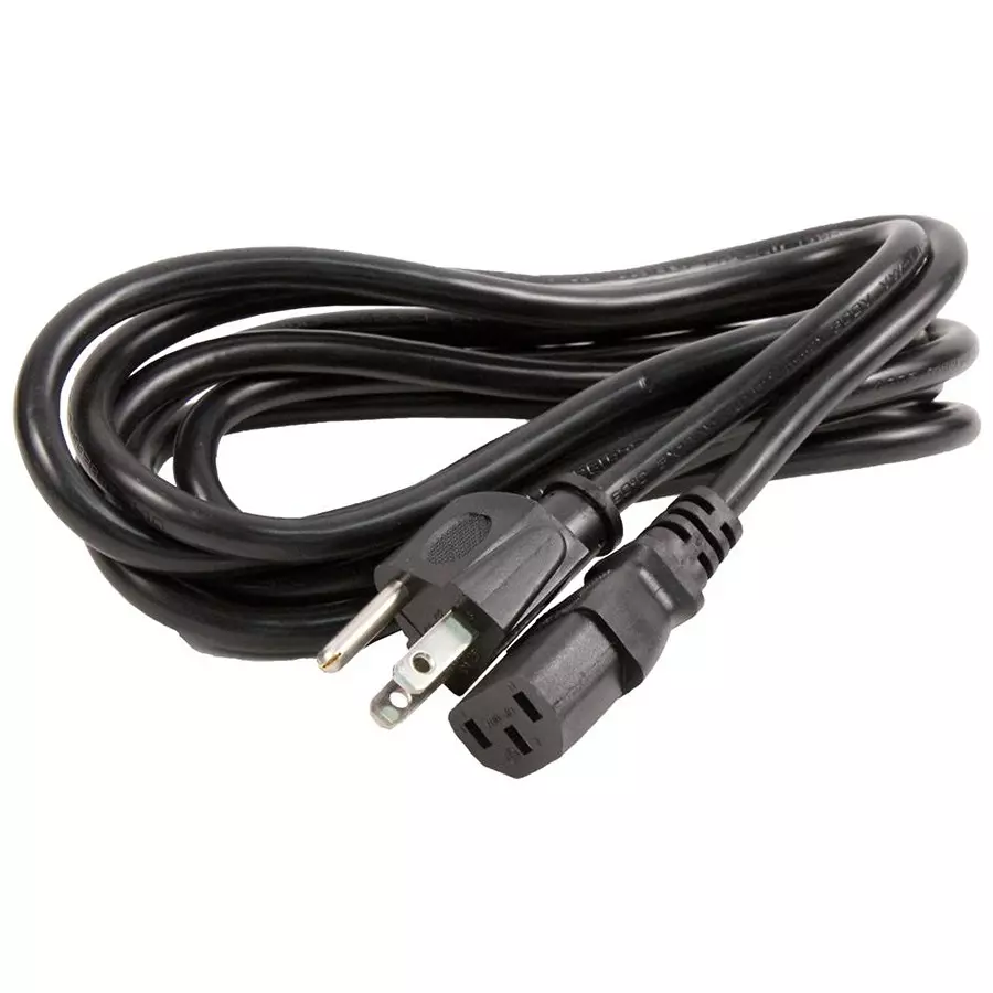 SCHURTER Power Cord Nema5-15P/Iec, 2.5M, 10A, BlACk, 6009.1315