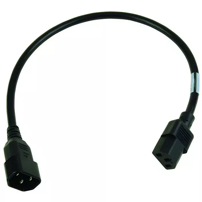 VOLEX Power Cord Iec60320C-13/14, 1M, 10A, BlACk, 17524 10 B1