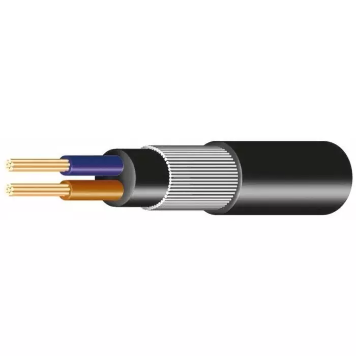 Prysmian 50m 4 Core Black Low Smoke Zero Halogen (LSZH) Power Cable +90°C, 20147071 (Pack of 50)