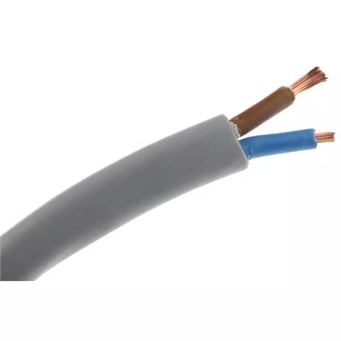 RS PRO 2 Core Power Cable 100 m 0.75 mm² 300 V, 8412265