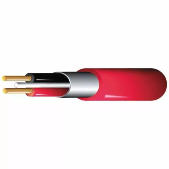 Prysmian FP200 Fire Performance 100m 2 Core Red Power Cable +70°C, 20145447