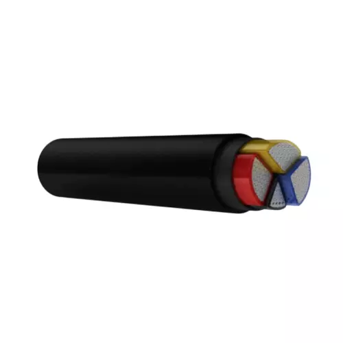ADCAB Aluminum Unarmoured Power Cable 3.5 Core 25 Sq. mm Length 10 m, A2XY