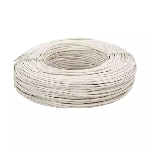 JAMSONS Flat Copper Cable 2.5 Sq.mm 2 Core White (90 m), JM-049