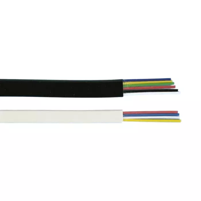 Decelect 4 Core 30 AWG Telephone Cable Cream Sheath 100m, SPE191353 (Pack of 100)