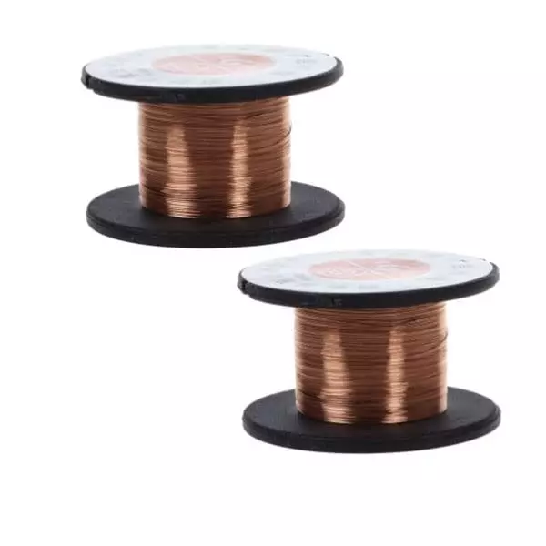 DY TOOLS Solder Enamelled Repair Reel Wire 0.1 mm, Golden (Pack of 3 Reels)
