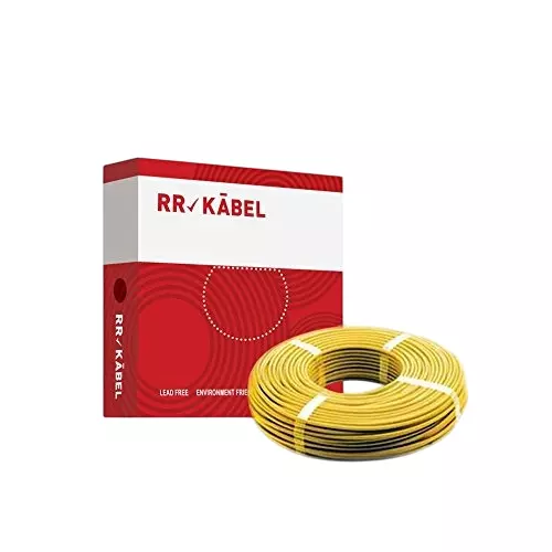 RR Kabel LS0H-EBXL 2.5 Sq.mm 1 Core Halogen Free Flame Retardant Cable Yellow 200 m