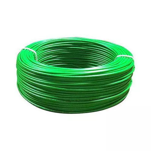 Reo 4 Sq.mm 1 Core Flame Retardant (FR) House Cable Green (90 m)