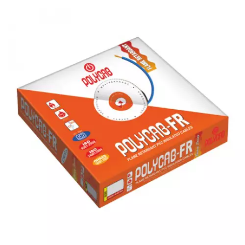 Polycab 120 Sq.mm 1 Core FR Industrial Flexible Cable Yellow (100 m)
