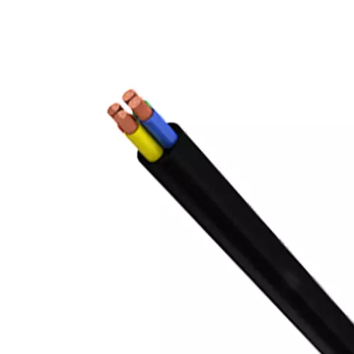 RR Kabel Ratnaflex 0.75 Sq.mm 3 Core Multicore Cable Black (100 m)