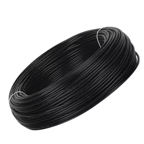 Polycab 1 Sq.mm 2 Core Heavy Duty Industrial Flexible Cable Black (100 m)