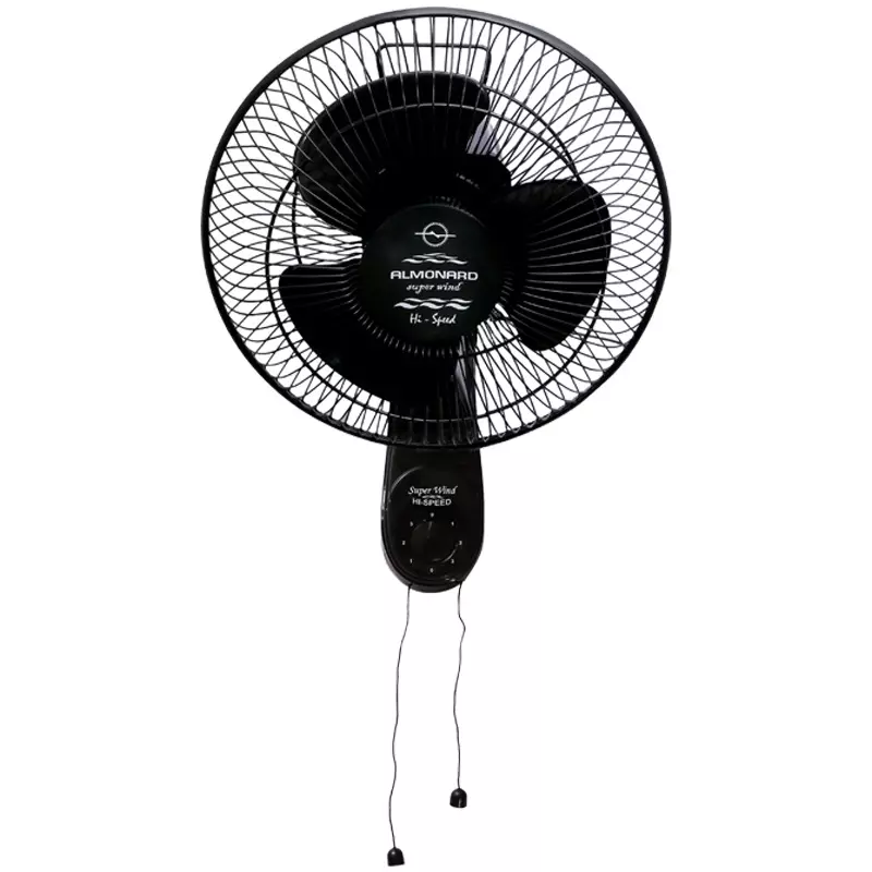 Buy Almonard 12 Inch 75W Superwind Black Wall Fan Online in India at