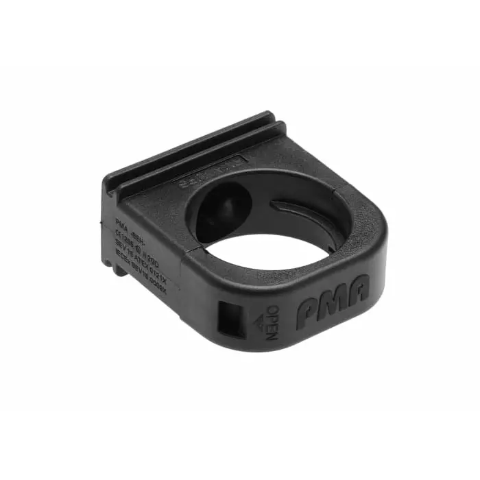 Kopex Conduit Clip Conduit Fitting 25 mm Nominal Size Nylon 12 Black IP68 rating, 7TCA297120R0415BEH05 (Pack of 4)