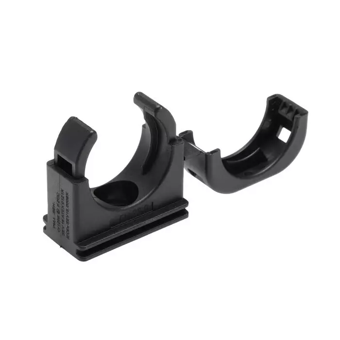 Kopex Conduit Clip Conduit Fitting 25 mm Nominal Size Nylon 12 Black IP68 rating, 7TCA297120R0415BEH05 (Pack of 4)
