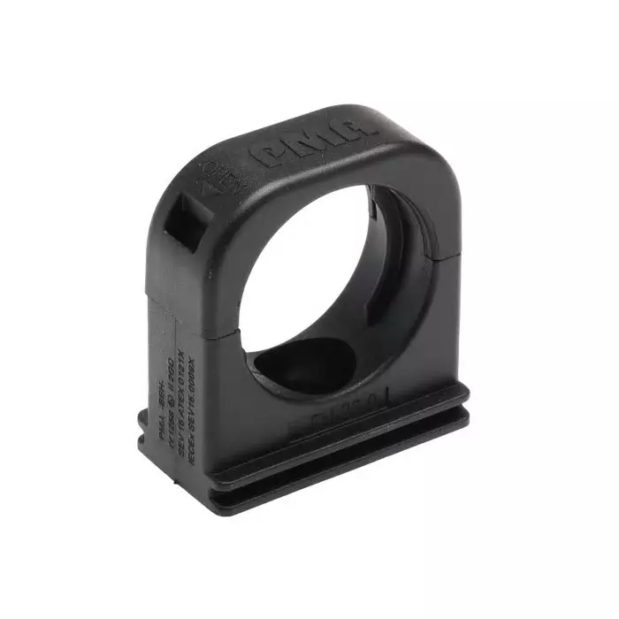 Kopex Conduit Clip Conduit Fitting 25 mm Nominal Size Nylon 12 Black IP68 rating, 7TCA297120R0415BEH05 (Pack of 4)