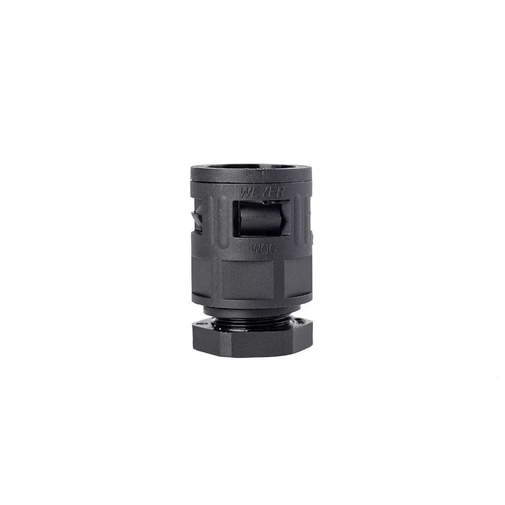 RS PRO Conduit Fitting M20 x 1.5 Polyamide Black IP68, 2650006 (Pack of 4 Pcs)