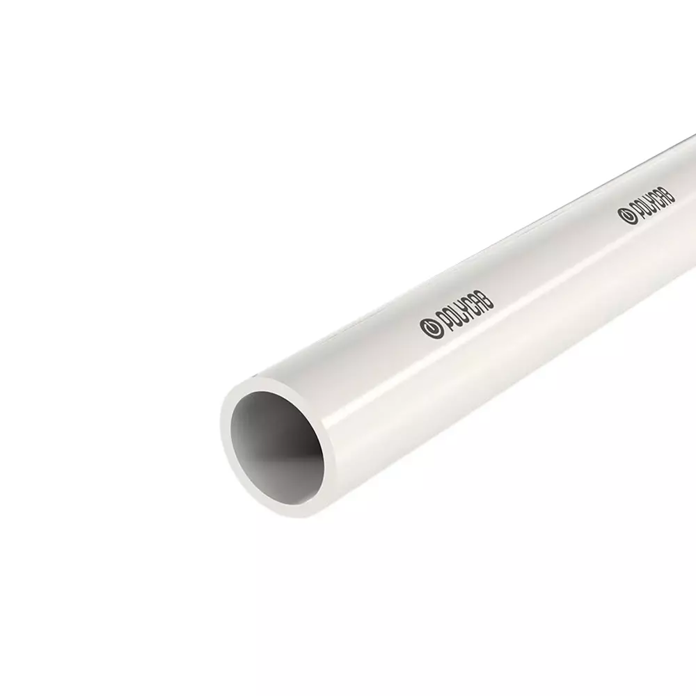 Polycab Conduit Pipe MMS Series 19 mm Outer Diameter UPVC Material Non ISI Grey Color (Pack of 100), CPI0219002