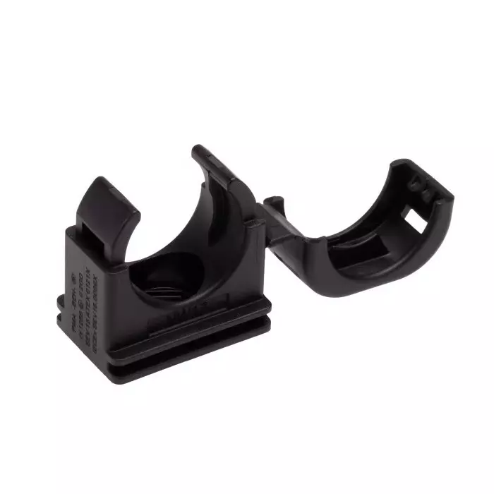 Kopex Conduit Clip Conduit Fitting 20 mm Nominal Size Nylon 12 Black IP68 rating, 7TCA297120R0414BEH04 (Pack of 4)